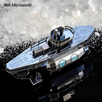Microworld 3D Metalo Dėlionė Povandeninis laivas Z031 