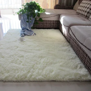 Mielas stačiakampio formos pliušinis grindų kilimas Šiaurės balta kambarį kilimas, kavos staliukas pagalvėlė kambario, miegamojo grindų kilimėlis lovos antklodė