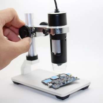 Mikroskopas Aliuminio Lydinio Didinimas Mažinant Etape AUKŠTYN Žemyn Paramos Stalo Stovėti G600 USB Skaitmeninis Mikroskopas