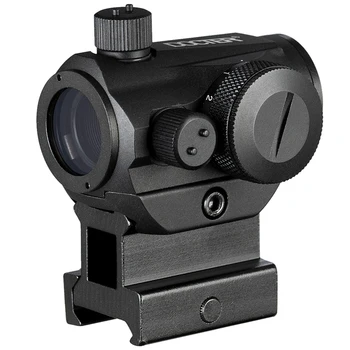 Mini 1X24 Rifescope Akyse Apšviestas Snaiperis Raudonos, Žalios Dot Akyse Su Greito atjungimo Red Dot taikymo Sritis 20mm Rali Mount Medžioklė