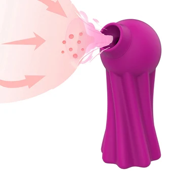 Mini Clit Sucker Vibratorius Klitorio Stimuliatorius Žodžiu Lyžis Pūlingas Vibruojantis Liežuvio Spenelių Čiulpti Blowjob Suaugusiųjų Moterų Sekso Žaislai