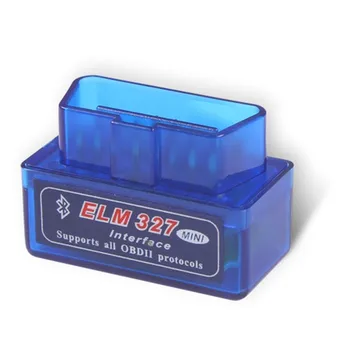 Mini ELM327 Bluetooth 2.0 Sąsaja V2.1 V1.5 OBD2 Auto Diagnostikos Įrankis, ELM 327 Veikia 