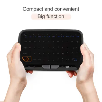 Mini Gaming Klaviatūra Nešiojamas Ultra Plonas, Belaidę Klaviatūrą Su Touchpad Nešiojamų Kompiuterių Klaviatūros Klaviatūros Tablet/TV Box