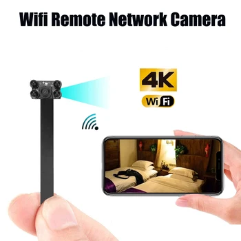 Mini Kamera, Wifi Full HD 1080P Belaidė Naktinio Matymo kamera Kamera Micro Mini Slaptą Kamerą Mažas Mini Kamera, Wi-fi IP Kamera