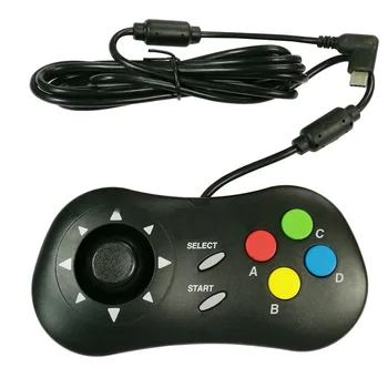 Mini valdytojas mini pad gamepad kreiptuką+ ABCD mygtukai neogeo