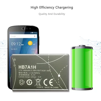 Mobiliojo Telefono Baterija HB7A1H Už Huawei Ascend C6100 C2822 / E583C Maršrutizatorius C2823 C2827 C2829 E5830 E585 E5 Baterija 1400mAh