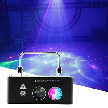Modelis Artimosios Šviesos RGB 3IN1 Scenos Šviesos DMX512 Valdymas Balsu Muzikos Led Disco Šviesos Šalis, Matyti, Lazerinius Projektorius, Šviesos Poveikio, Lempos