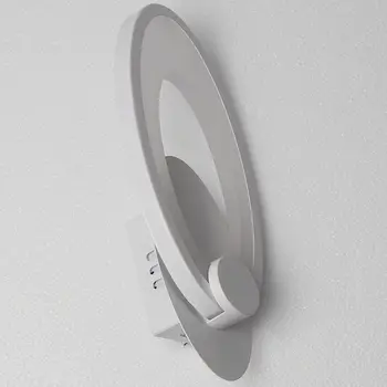 Modernus, LED Šviesos Sienos Lempos Akrilo Sconce Ovalo Formos Miegamojo Kambarį Prieškambario Sienos Lempos Meno Apdailos AC 90-260V