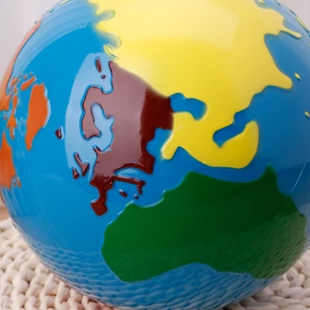 Montessori Geografija Medžiaga Pasaulyje Pasaulio Dalių Vaikai Ankstyvojo Mokymosi Žaislas