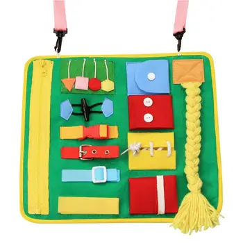 Montessori Pagrindinių Įgūdžių, Veiklos Valdybos Kūdikių Veiklos Valdybos Bamblys Užimtas Valdybos Gyvenimo Įgūdžių Mokytis Suknelė Mokymosi Švietimo Žaislai