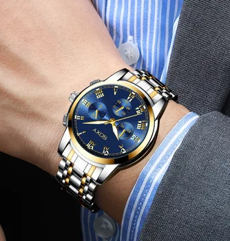 Montre homme SOXY Top Brand Prabangių Vyrų Laikrodžiai Verslo Kvarco Žiūrėti Karinės Sporto Laikrodis Reloj Hombre Vyrų Laikrodis relogio