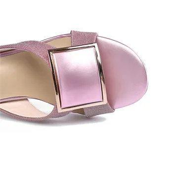 MORAZORA 2020 didelis dydis 34-43 mados šaliai batai skaidrus stori kulnai aikštėje kojų moterų šlepetės bateliai skiedra rožinė