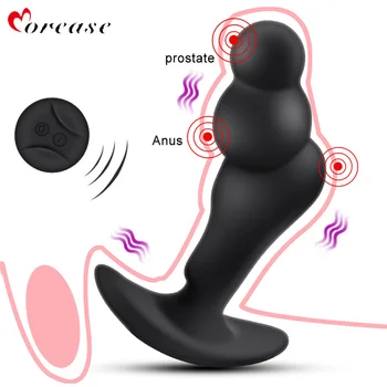 Morease Analinio Sekso žaislus Belaidžio Nuotolinio valdymo Vibruojančiu Prostatos Massager Vyrų Analinis Kaištis Vyrų Masturbator Žmogui Išangę G Spot Vibratorius
