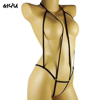 Moteris Ekstremalių Bodysuit Seksualus Tvarstis Micro Bikini Atvira Tarpkojo Lyno Kūnas Apatinis Trikotažas Mujer Sekso Apatiniai Komplektai Tvarstis Seksualus Kostiumas