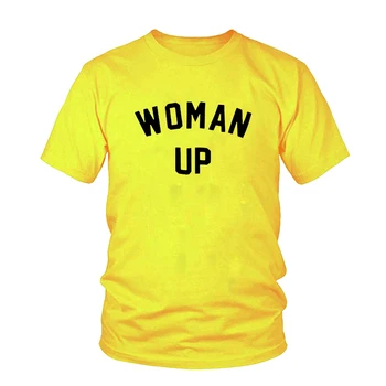Moteris Iki Marškinėliai Feminizmo AF Marškinėlius Juokinga Treniruotės Marškinėliai Moteriški Marškinėlius Palaidi Tinka Teigiamas Šūkis Moterų Moterų Medvilnės Marškinėlius