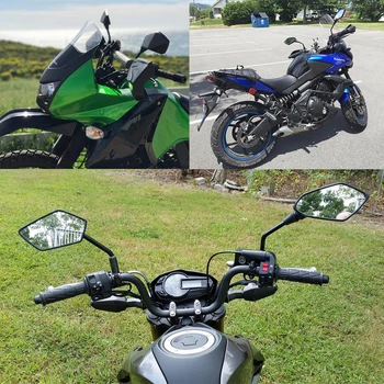 Motociklo galinio vaizdo Veidrodis, 8-10mm Honda PCX 150 Yamaha Už Suzuki Burgman 200 motoroleris Veidrodis Motociklo Priedai