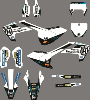 Motocross Komanda Sluoksnių Grafinis Lipdukai Lipdukas Rinkinys, Skirtas 