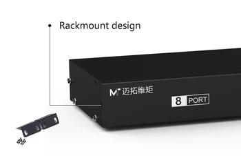 MT-VIKI 8 Port KVM Switch VGA USB Vadovas klavišo paspaudimu su Laidiniu Nuotolinio Pratęsimo Switcher PC Selektorių 8 PC 1 Stebėti MT-801UK