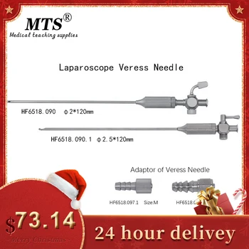 MTS Medicinos Kraujagyslių Chirurgijos Prietaisai Laparoscope Veress Adata, 2/2.5 mm Nerūdijančio Plieno medicininių Dujų pilvo adata