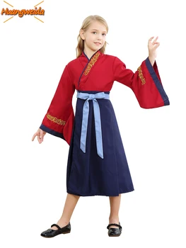Mulan Suknelės Mergaičių Kostiumai Vaikams Karnavalinius Kostiumus Vaikams Mulan Cosplay, Anime, Princesė Dress Mergaitė Karnavaliniai Kostiumai Filmą