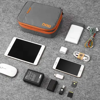 Multi-funkcija Kelionės Skaitmeninio Saugojimo Krepšys galia banko Rankų U Disko Duomenų Kabelis USB Įkroviklio Kabelis, Krepšys, Atminties kortelės, kelionių Organizatorius