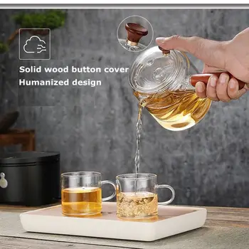 Multi-purpose arbatos puodą Virti arbatos ware stiklo Garuose arbatinukas dujinė viryklė stiklo puodą
