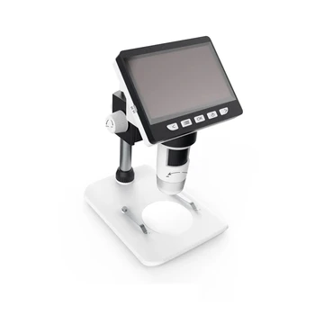 MUSTOOL 1000X 4.3 colių HD 1080P Nešiojamų Desktop LCD Skaitmeninis Mikroskopas 10 Kalbų, Reguliuojamas Laikiklis Vaizdo Įrašymo
