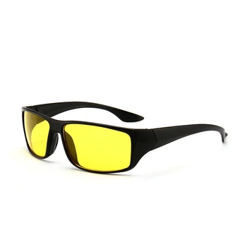 Naktinio Matymo Akiniai Vyrų Vairavimo Akiniai nuo saulės Moterims UV400 Geltona Objektyvas Anti-glare oculos de sol