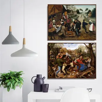 Namų Dekoravimo Meno Sienos Nuotraukas Fro Kambarį Plakato Spauda, Drobė Paveikslų Netherlandish Pieter Brueghel Vyresnysis 5