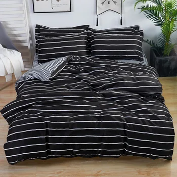 Namų Tekstilės Pilka patalynės star antklode padengti nustatyti Spausdinami paklode +antklode padengti +užvalkalas Italija lova padengti pilka taškų patalynė, nustatyti