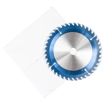Nano Mėlyna Padengtas 165-185mm, diskinio Pjūklo Ašmenys Medienai TCT Pjovimo Disko Medienos apdirbimo Įrankius 24T/40 T/48T Karbido Pjūklas Disko