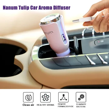 Nanum Oro Gaiviklis Tulpių Automobilių Aromatas Mini USB Aromaterapijoje eterinis Aliejus Difuzoriaus Rūkas Maker Fogger