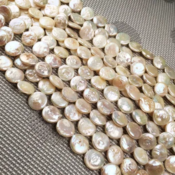 Natūralūs Gėlavandenių Perlų Duobute Apvalios formos Izoliacija Punch Prarasti Karoliukai papuošalai priėmimo 