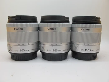NAUDOTAS Canon EF-S 18-55mm f/3.5-5.6 IS STM Priartinimo Objektyvas BALTA/JUODA