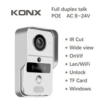 Nauja Versija Yoosee POE Palaikymo TF Kortelė Saugojimo 1080P WIFI Vaizdo Duris Telefono Ryšio Doorbell