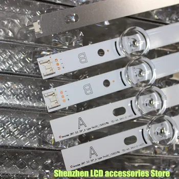 Naujas 10set=80 VNT. LED apšvietimo juostelės juosta puikiai suderinamas su LG 39 Colių TV 39LB561V 39LB5800 innotek DRT 3.0 39 colių A B