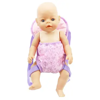 Naujas 18IN Lėlė Baby Carrier Kuprinė Žaislas Pečių Maišą Lėlės Priedai Ankstyvojo Lavinimo Žaislai Mergaitėms