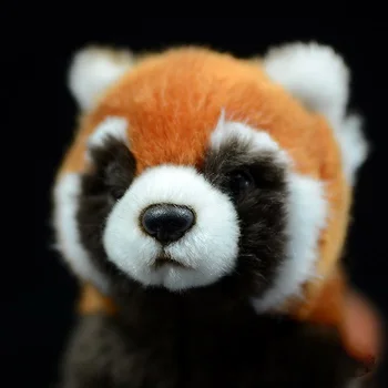 Naujas 1PC 23cm Tikrovišką Žaislą, Raudona Panda Bear Cat Tikroviška Minkšti Žaislai, Pliušas Mažiau Panda Lėlės Vaikams Dovanos