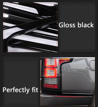 Naujas!! ABS Gloss Black Automobilių kėbulo Bagetai Juostelės Apdaila Už 