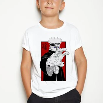 Naujas Animacijos Naruto marškinėlius Vasaros Vaikų/Jaunimo Kakashi Anime Naruto Marškinėliai Berniukui, Mergina Kūdikių Atsitiktinis Uzumaki/Sasuke Vaikų marškinėliai