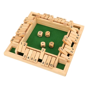 Naujas Atvykti Keturių Pusių Šnipštas Skaitmeninis Medinis stalo Žaidimas Įdomus Šeimos Žaislai Cub Šalis, Kelionės Mokymosi Švietimo Matematikos Kauliukai ŽAISLAS