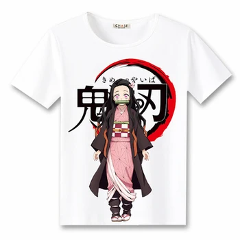 Naujas Demon Slayer Kimetsu nr. Yaiba Tanjiro cosplay T-shirt Anime Kamado Tanjirou marškinėliai vyrams, atsitiktinis marškinėlius tee