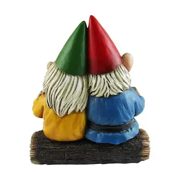 Naujas Dizainas, Didelis Sodas Gnome Nykštukas Pora Dervos Sodo Statula Amatų Kalėdų Apdaila