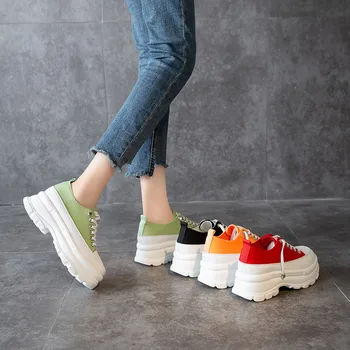 Naujas Mados Moterų batai 2020 Kvėpuojantis Komfortą Pirkinių Ponios Vaikščiojimo Batai Vasaros platforminiai Batai moterims Gilaus shoes35-39