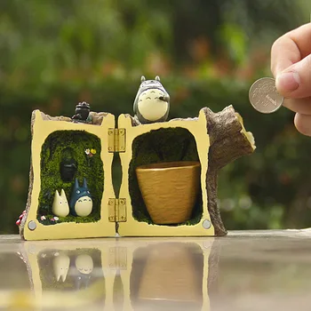 Naujas Mano Kaimynas Totoro Kelmas Gumos Vaisių Totoro Dervos Versija Piggy Bank Duomenys Žaislai Modelis Vaikams Dovanos