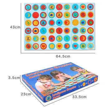 Naujas Medinis Atminties Šachmatų Interaktyvus Smegenų Žaidimas, Žaislai Vaikų Atmintyje Montessori Koncentracija Logika Galvoti Mokymo Žaislas