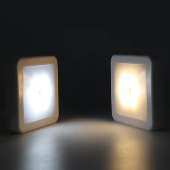 Naujas naktį šviesos diodų (LED judesio jutiklis šviesos protingas PIR vonios naktiniai koridoriaus praėjimo tualetas laiptai kabineto apšvietimo