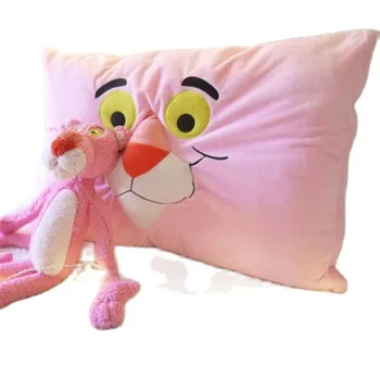 NAUJAS Pardavimas Super Mielas Leopard Pink Panther Pliušinis Žaislas Pagalvės užvalkalą iškamša Lėlės Gimtadienio Dovana Vaikams Meilę Metu