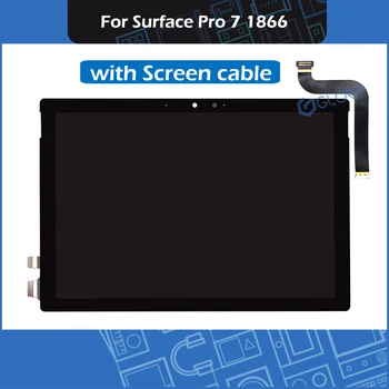 Naujas Pilnas LCD Asamblėjos Microsoft Surface Pro 7 1866 LCD Ekranas Jutiklinis Ekranas skaitmeninis keitiklis Asamblėja