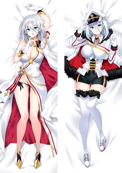 Naujas Sexy Girl Anime Žaidimas Azur Lane Pagalvių užvalkalus Dakimakura Atveju 3D dvipusis Patalynės Kūno Hugging Užvalkalas 05